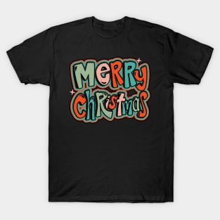 Retro Merry Christmas T-Shirt